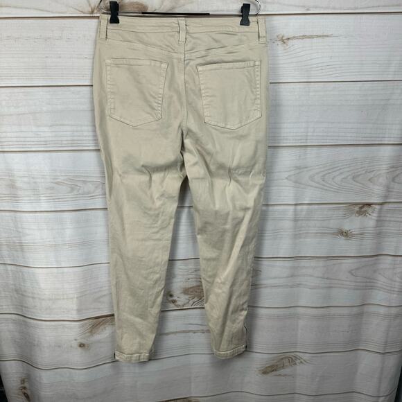 Joie Cream High-Rise Skinny Cargo Pants Size 12/31 - Picture 7 of 13